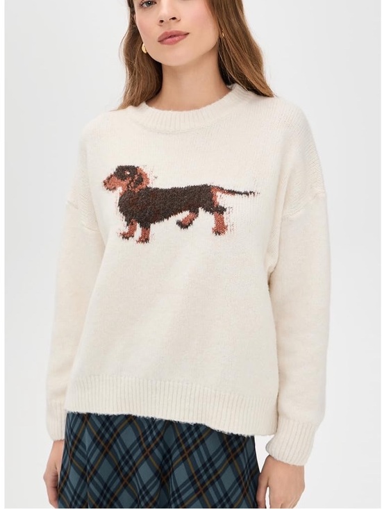 Bailey Rose Sweaters - NWT BAILEY ROSE Dog Sweater, Cream, size M